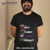 Eat Sleep Anime Repeat Kawaii Otaku Manga Japan Shirt