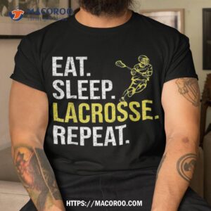 Eat Sleep Lacrosse Repeat Sports Team Gifts Fathers Day Shirt, Cheap Fathers Day Gifts