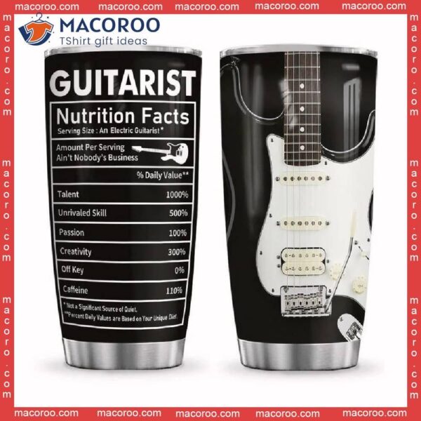 Electric Guitar Fact Stainless Steel Tumbler