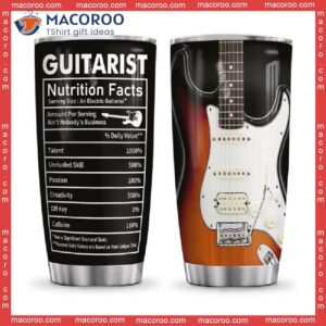 Electric Guitar Fact Stainless Steel Tumbler