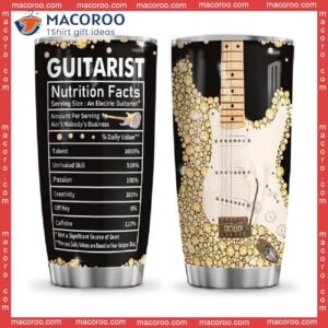 Electric Guitar Stainless Steel Tumbler