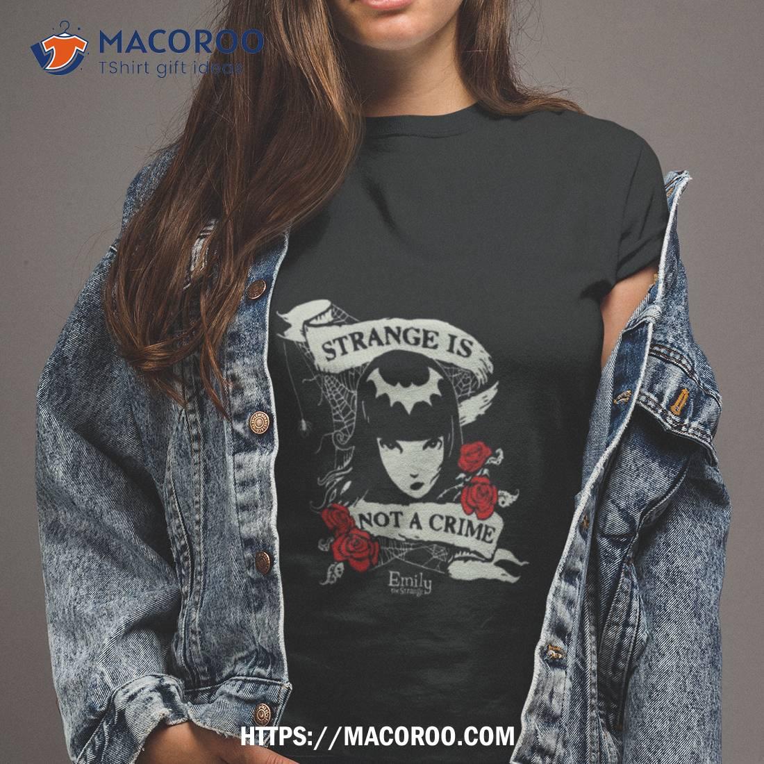 Emily The Strange Not A Crime Shirt Emily The Strange Not A Crime Shirt