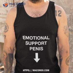 emotional support penis shirt tank top