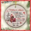 Empty Chair Ornament, Christmas Tree Decorations, Decor,personalized In Heaven Memorial Ornament
