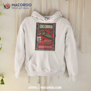 Eric Church August 4 Coastal Credit Union Music Park Raleigh Nc Tour 2023 Art Poster Design Shirt