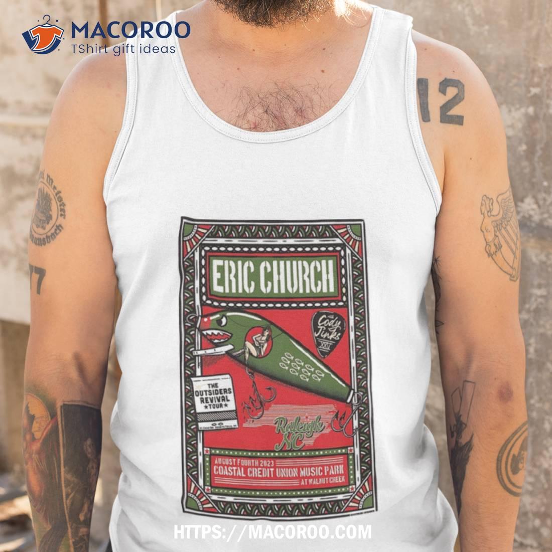 Eric Church August 4 Coastal Credit Union Music Park Raleigh Nc Tour 2023 Art Poster Design Shirt Eric Church August 4 Coastal Credit Union Music Park Raleigh Nc Tour 2023 Art Poster Design Shirt