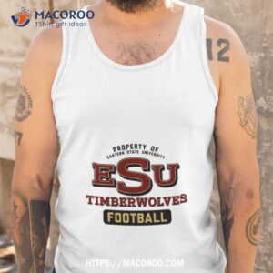 Esu Timberwolves Football Shirt 3 esu timberwolves football shirt tank top