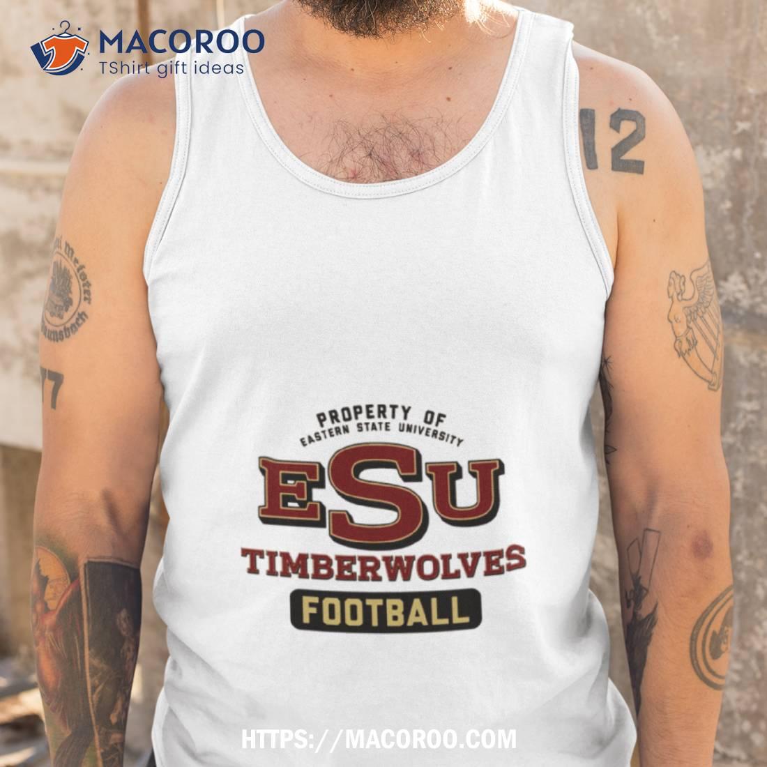 Esu Timberwolves Football Shirt Esu Timberwolves Football Shirt