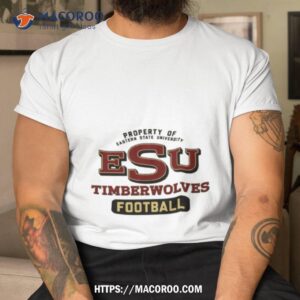 esu timberwolves football shirt tshirt