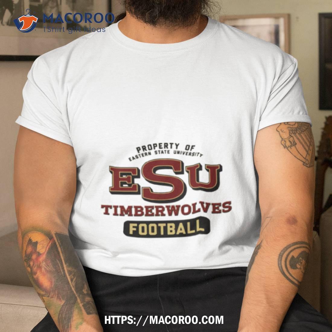 Esu Timberwolves Football Shirt Esu Timberwolves Football Shirt
