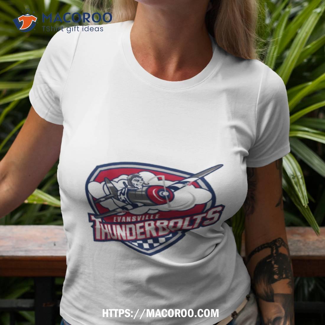 Evansville Thunderbolts Logo Shirt Evansville Thunderbolts Logo Shirt