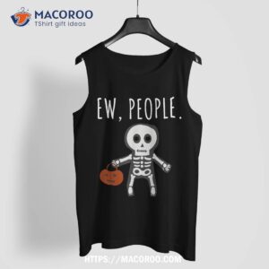 ew people halloween pumpkin shirt tank top