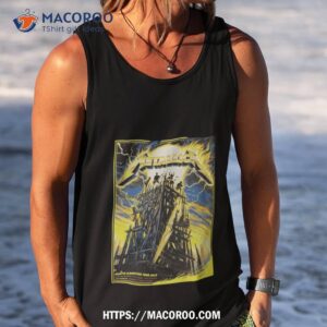 exclusive colorway official poster for m72 los angeles august 27 metallica north american tour 2023 shirt tank top