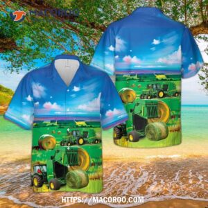 Farm Round Baler Hawaiian Shirt