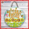 Farmhouse Sunflower Summer Decor Sign, Office Decorations, Welcome Hanging Wall Front Door Kitchen,hello Sign