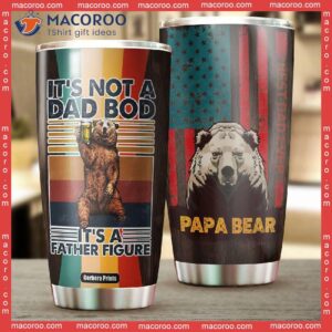 Father Figure Papa Bear Father’s Day Stainless Steel Tumbler
