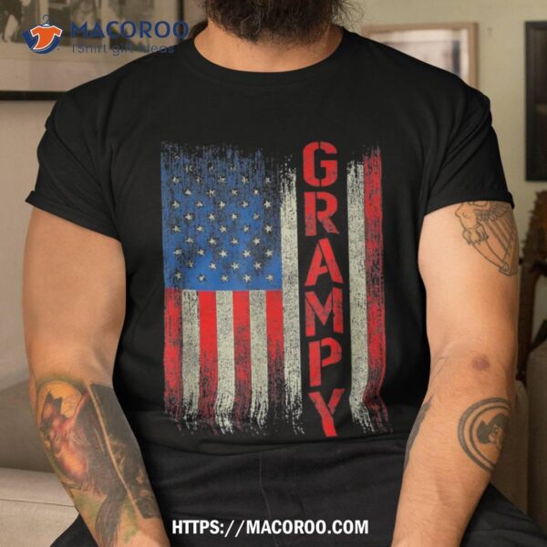 Father’s Day Best Grampy Shirt With Us American Flag Gifts