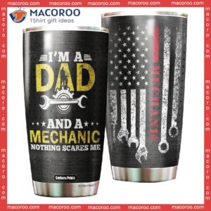 Father’s Day I’m A Dad Mechanic Daddy Stainless Steel Tumbler