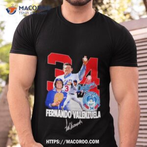 fernando valenzuela fernandomania weekend signature unisex shirt tshirt