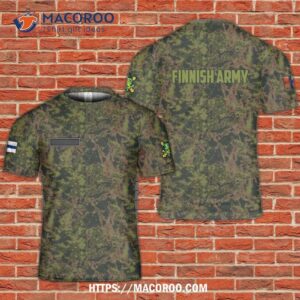 Finnish Army M05 Maastokuvio Camo 3D T-Shirt