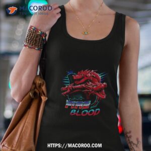 fire and bloop dragon shirt tank top 4