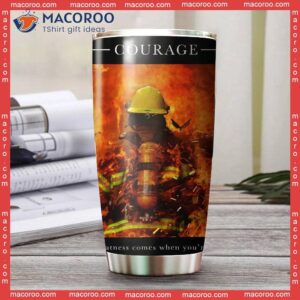 Firefighter’s Courage Stainless Steel Tumbler