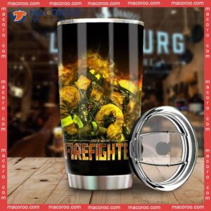 Firefighter Stainless Steel Tumbler