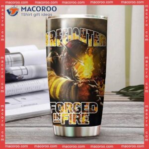 Firefighter Stainless Steel Tumbler