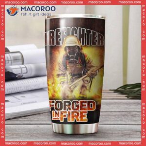 Firefighter Stainless Steel Tumbler