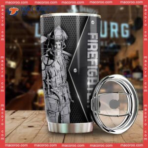 Firefighter Stainless Steel Tumbler