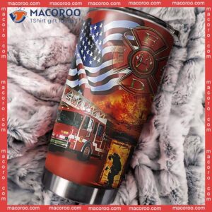 Firefighter Stainless Steel Tumbler