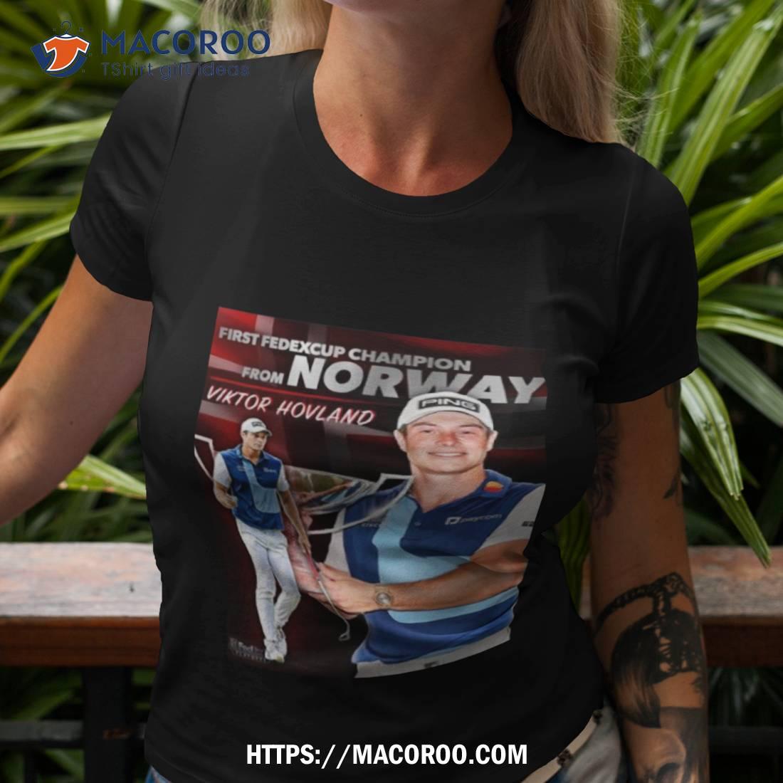 First Fedexcup Champion From Norway Viktor Hovland Pga Tour 2023 Shirt First Fedexcup Champion From Norway Viktor Hovland Pga Tour 2023 Shirt