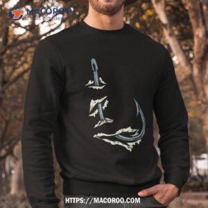 fish hook cool fishing fisher fisherman angler dad shirt father to be gifts sweatshirt