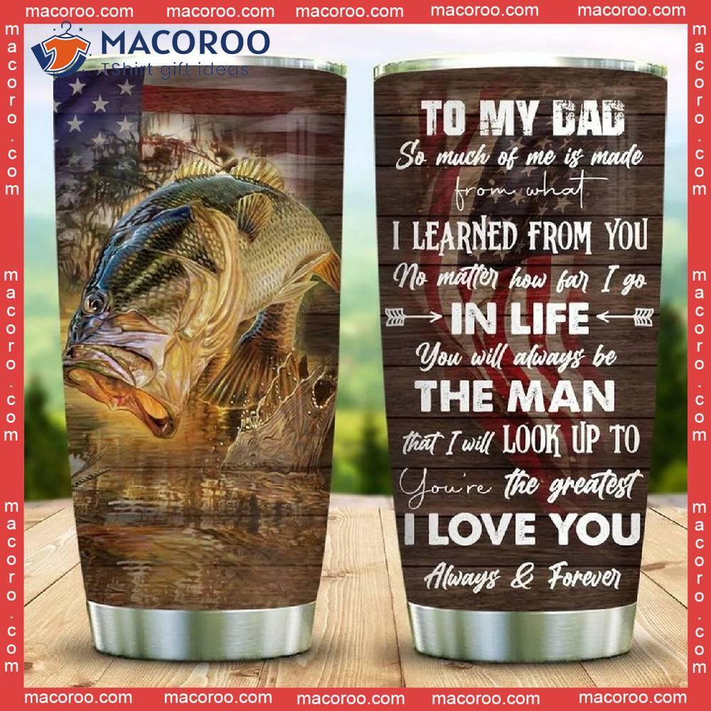 Fishing Gift For Dad Stainless Steel Tumbler