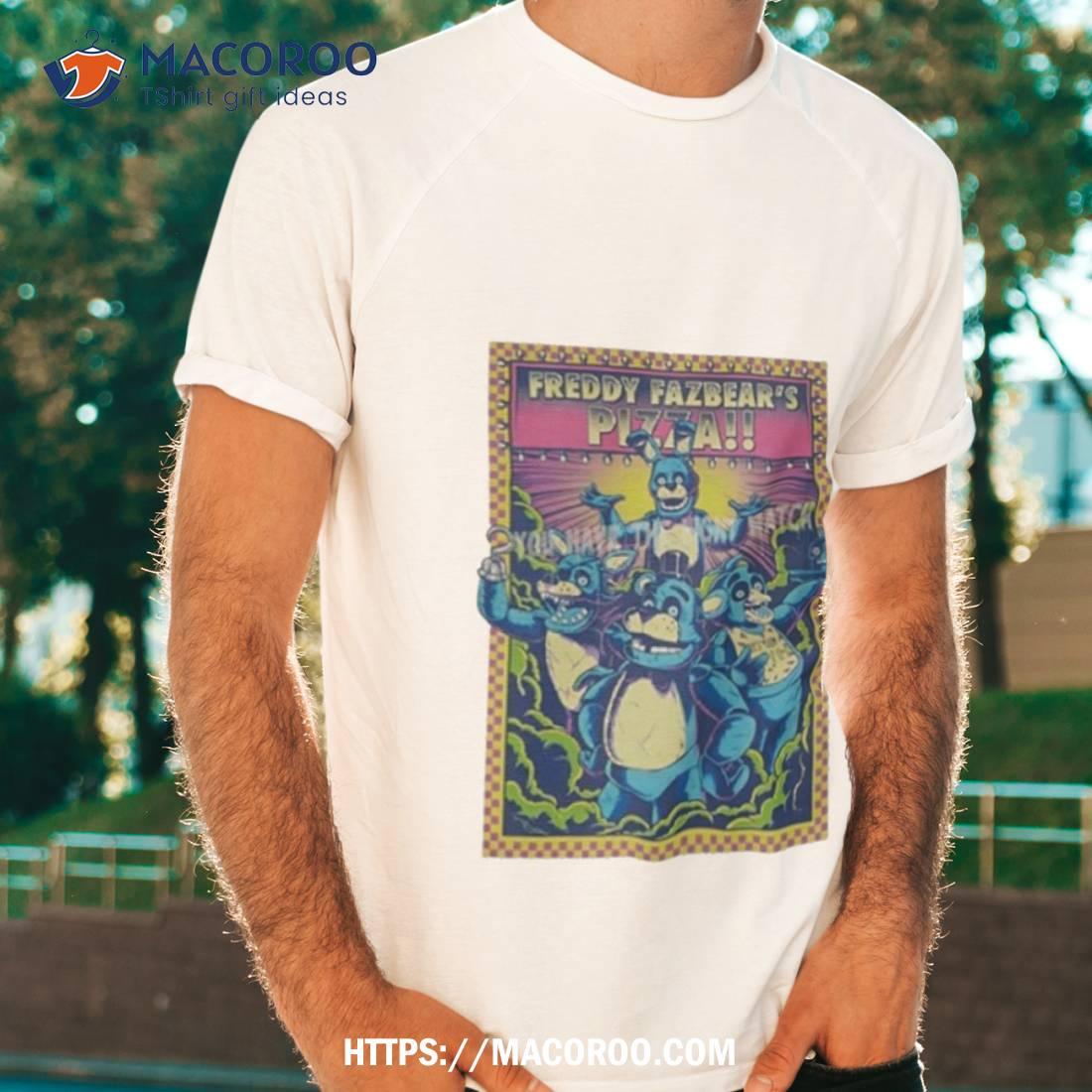 Five Nights At Freddy’s Neon Group Shirt Five Nights At Freddy’s Neon Group Shirt