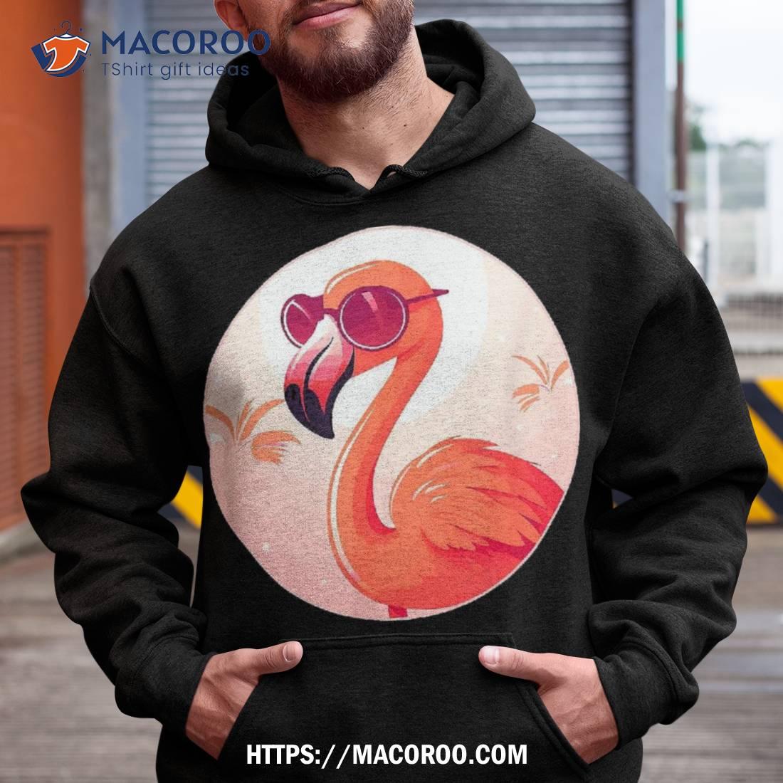 Flamingo Sunglasses Exotic Bird Pink Shirt Flamingo Sunglasses Exotic Bird Pink Shirt