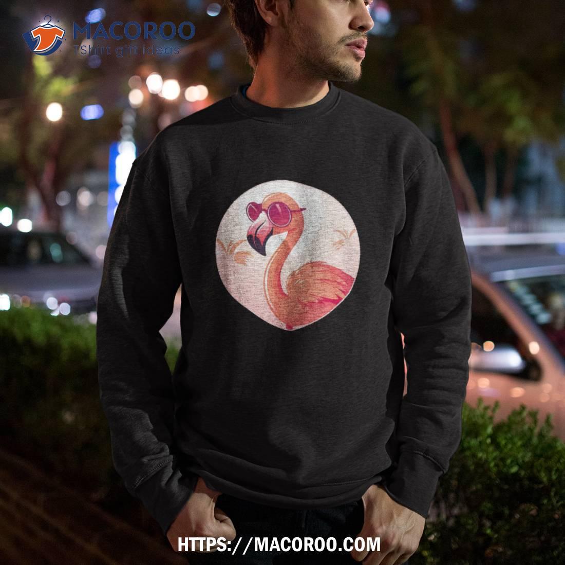 Flamingo Sunglasses Exotic Bird Pink Shirt Flamingo Sunglasses Exotic Bird Pink Shirt