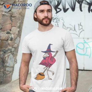 Flamingo Witch Halloween Shirt