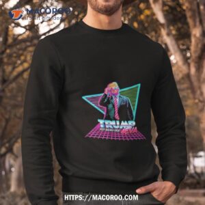 fleccas talks merch store synthwave trump shirt sweatshirt