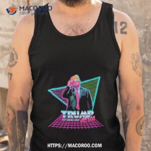 fleccas talks merch store synthwave trump shirt tank top