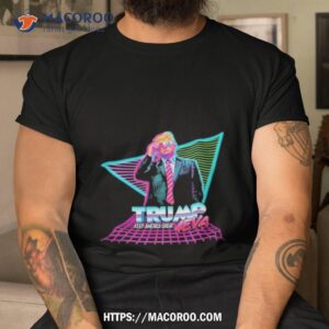 fleccas talks merch store synthwave trump shirt tshirt