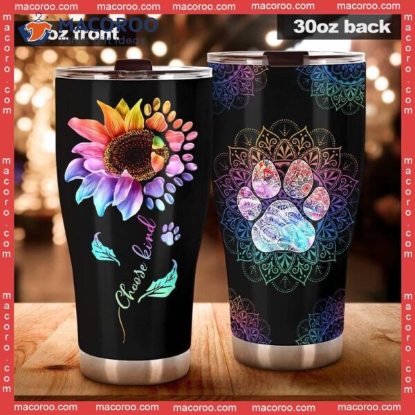 Flower Stainless Steel Tumbler