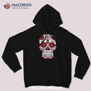 flower sugar skull halloween shirt day of the dead halloween skull hoodie