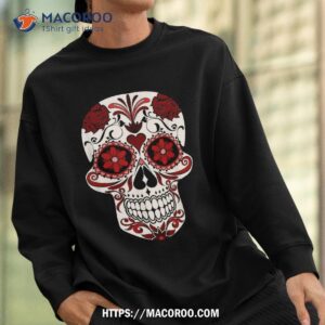 flower sugar skull halloween shirt day of the dead halloween skull sweatshirt