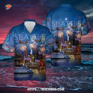 Flyover  The U.s. Army Ch-47 Chinook From The 1-168th General Support Aviation Battalion, Washington National Guard, Conducted A Flyover On Fourth Of July Wearing Hawaiian Shirts.