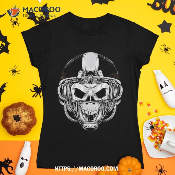 Football Skull Lazy Diy Halloween Costume Cool Helmet Sport Shirt, Skeleton Masks