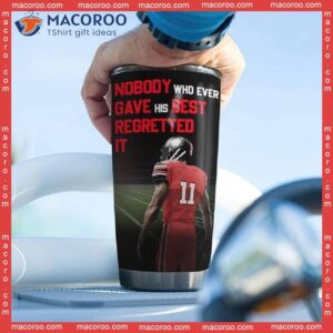 Football Stainless Steel Tumbler