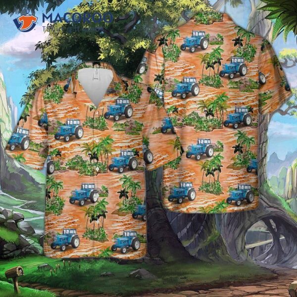 Ford 5000 Tractor Hawaiian Shirt