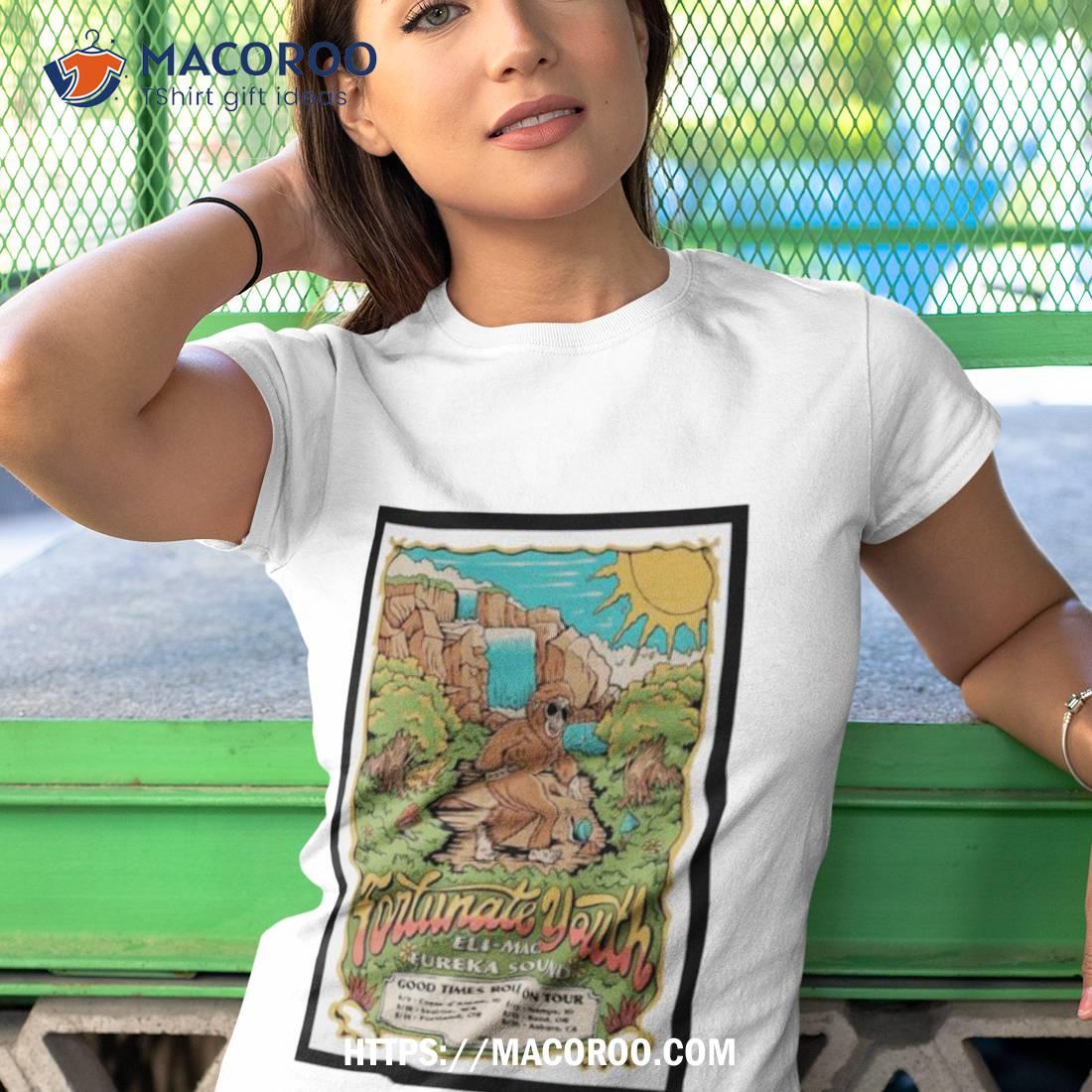 Fortunate Youth Eli Mac Eureka Sound Tour 2023 Poster Shirt Fortunate Youth Eli Mac Eureka Sound Tour 2023 Poster Shirt