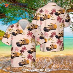 French Armored Truck Dodge Tanak Hawaiian Shirt